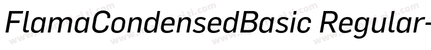 FlamaCondensedBasic Regular字体转换